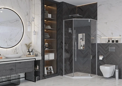 Душевой уголок Ambassador Ritz 112011102 (900x900x2000) Душевой уголок Ambassador Ritz 112011102 (900x900x2000)