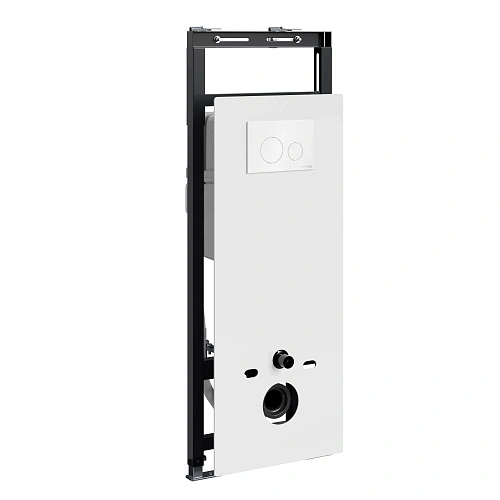 Инсталляция для унитаза WasserKRAFT Salm 27TLT.010.ME.WH.WH02 с клавишей смыва белый Инсталляция для унитаза WasserKRAFT Salm 27TLT.010.ME.WH.WH02 с клавишей смыва белый