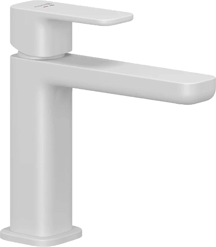 Смеситель для раковины Kludi RENON 422825375 белый матовый Смеситель для раковины Kludi RENON 422825375 белый матовый