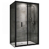 Картинка анонса товара «душевой уголок abber sonnenstrand ag07090b-s80b 90x80 см универсальный, профиль черный, стекло прозрачное»