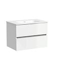 Картинка анонса товара «тумба под раковину sancos urban ur70w 690х450х550 белый глянец, подвесная»