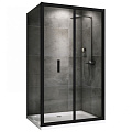 Душевой уголок ABBER Sonnenstrand AG07120B-S75B 120x75 см универсальный, профиль черный, стекло прозрачное Душевой уголок ABBER Sonnenstrand AG07120B-S75B 120x75 см универсальный, профиль черный, стекло прозрачное