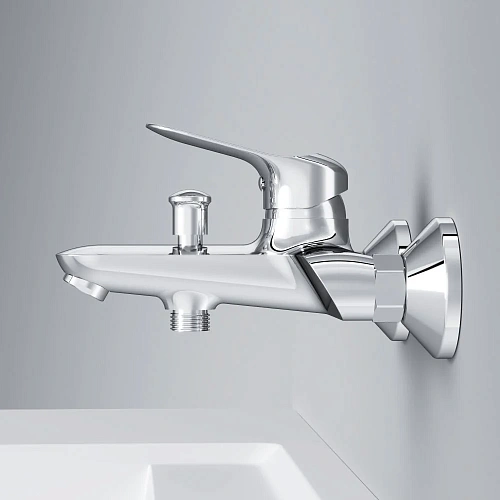 Смеситель для ванны AM.PM Sunny F85C10000 хром Смеситель для ванны AM.PM Sunny F85C10000 хром