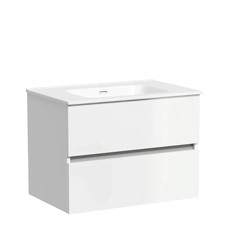 Тумба под раковину Sancos Urban UR70W 690х450х550 белый глянец, подвесная Тумба под раковину Sancos Urban UR70W 690х450х550 белый глянец, подвесная