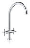 Картинка анонса товара «смеситель для кухни grohe atrio new, хром (30362000)»