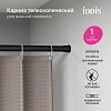Карниз для ваны IDDIS Elegante (SRB0120i14) 110-200 см, черный матовый Карниз для ваны IDDIS Elegante (SRB0120i14) 110-200 см, черный матовый