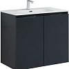 Тумба под раковину Aquanet Алвита New 80 2 дверцы, антрацит 00277527 Тумба под раковину Aquanet Алвита New 80 2 дверцы, антрацит 00277527