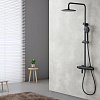 Душевая система Lemark Bronx LM3772BL термостатический, черный Душевая система Lemark Bronx LM3772BL термостатический, черный