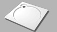 Детальная картинка товара «душевой поддон cezares tray-s-a-90-56-w 900x900 искусственный камень, белый»