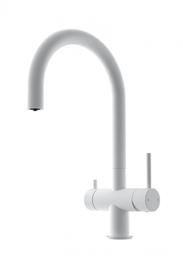 Смеситель для кухни Wonzon & Woghand c подключением фильтра, белый матовый (WW-3211-MW) Смеситель для кухни Wonzon & Woghand c подключением фильтра, белый матовый (WW-3211-MW)
