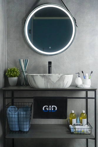 Раковина Gid K397G125 54402 накладная под камень глянцевая 50x40x14 Раковина Gid K397G125 54402 накладная под камень глянцевая 50x40x14