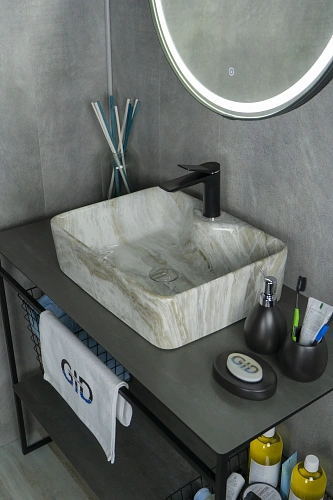 Раковина Gid Mnc605 54460 накладная под камень глянцевая 48x37x13 Раковина Gid Mnc605 54460 накладная под камень глянцевая 48x37x13