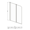 Шторка на ванну Aquatek ДЕЛЬТА AQ DEL SBA 10015GM поворотная 1000X1500 профиль оружейная сталь, стекло прозрачное Шторка на ванну Aquatek ДЕЛЬТА AQ DEL SBA 10015GM поворотная 1000X1500 профиль оружейная сталь, стекло прозрачное