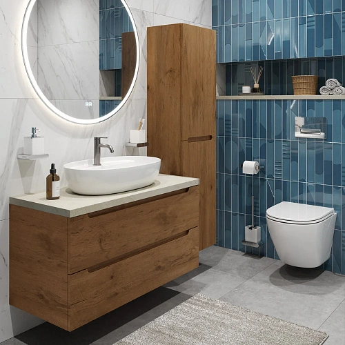 Тумба со столешницей и раковиной BelBagno ETNA 100 etna100rn-kepmco-1346-set подвесная ETNA100RN-KEPMCO-1346-SET Тумба со столешницей и раковиной BelBagno ETNA 100 etna100rn-kepmco-1346-set подвесная ETNA100RN-KEPMCO-1346-SET