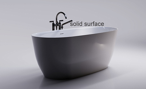 Ванна отдельностоящая Astra-Form Атрия 01010092 с интегрированным переливом, Solid Surface 1700х750 Ванна отдельностоящая Astra-Form Атрия 01010092 с интегрированным переливом, Solid Surface 1700х750