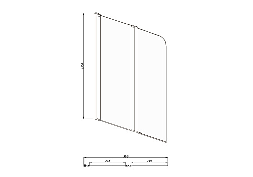 Шторка на ванну Aquatek ДЕЛЬТА AQ DEL SBA 10015GM поворотная 1000X1500 профиль оружейная сталь, стекло прозрачное Шторка на ванну Aquatek ДЕЛЬТА AQ DEL SBA 10015GM поворотная 1000X1500 профиль оружейная сталь, стекло прозрачное
