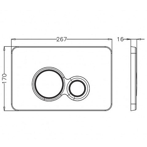 Инсталляция для унитаза BETTOSERB SAVA FIX SLIM SET40006463 с клавишей смыва DUO хром матовый/хром Инсталляция для унитаза BETTOSERB SAVA FIX SLIM SET40006463 с клавишей смыва DUO хром матовый/хром