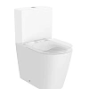 Чаша напольного унитаза Roca Inspira Round 600, Rimless, BTW, белый матовый 342529620 Чаша напольного унитаза Roca Inspira Round 600, Rimless, BTW, белый матовый 342529620