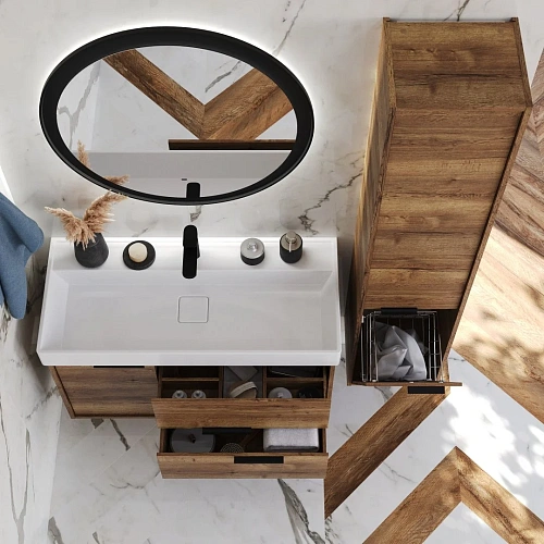 Шкаф-пенал BRIZ Тесо п6к-35 правый 243 04-06к35-00 02 ВЕЛ дуб веллингтон табак Шкаф-пенал BRIZ Тесо п6к-35 правый 243 04-06к35-00 02 ВЕЛ дуб веллингтон табак