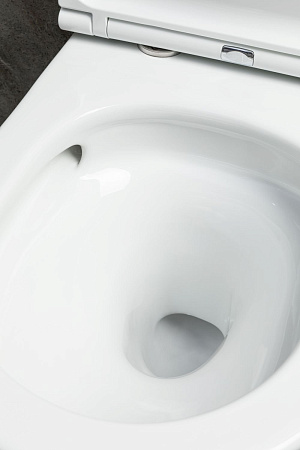 Унитаз подвесной Allen Brau Priority Tornado 4.31008.20 с крышкой, белый глянец