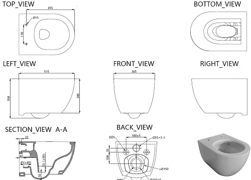 Унитаз подвесной Allen Brau Priority Tornado 4.31008.20 с крышкой, белый глянец Унитаз подвесной Allen Brau Priority Tornado 4.31008.20 с крышкой, белый глянец