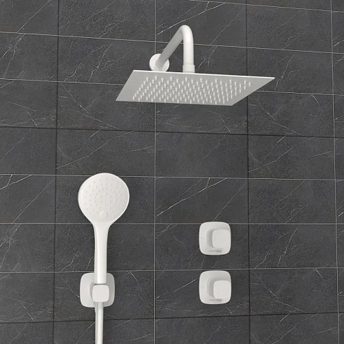 Душевая система WasserKRAFT A9551.266.146.254.328.156.155 встраиваемая белый Душевая система WasserKRAFT A9551.266.146.254.328.156.155 встраиваемая белый