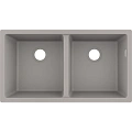 Кухонная мойка Hansgrohe S51 S510-U770 370/370 43434380, cерый бетон Кухонная мойка Hansgrohe S51 S510-U770 370/370 43434380, cерый бетон