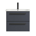 Тумба под раковину CEZARES ECO-CER-600-2C-SO-GR-P Grafito 570x450 подвесная Тумба под раковину CEZARES ECO-CER-600-2C-SO-GR-P Grafito 570x450 подвесная