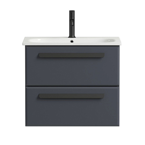 Тумба под раковину CEZARES ECO-CER-600-2C-SO-GR-P Grafito 570x450 подвесная Тумба под раковину CEZARES ECO-CER-600-2C-SO-GR-P Grafito 570x450 подвесная