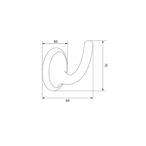 Крючок IDDIS Oldie (OLDBR10i41) бронза Крючок IDDIS Oldie (OLDBR10i41) бронза
