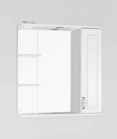 Зеркальный шкаф Style Line Олеандр-2 75/С, белый ЛС-00000051 Зеркальный шкаф Style Line Олеандр-2 75/С, белый ЛС-00000051