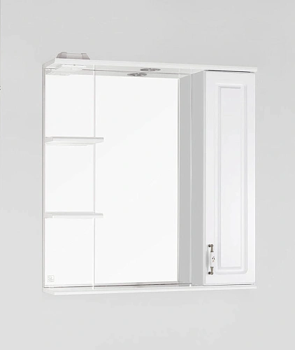 Зеркальный шкаф Style Line Олеандр-2 75/С, белый ЛС-00000051 Зеркальный шкаф Style Line Олеандр-2 75/С, белый ЛС-00000051