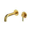 Смеситель для раковины WHITECROSS Y Y1216GLB скрытого монтажа брашированное золото