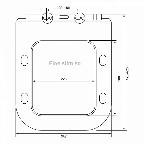 Унитаз подвесной BERGES FLOE S Rimlessсиденье дюропласт Floe S Slim SO, микролифт, быстросъём 082134 Унитаз подвесной BERGES FLOE S Rimlessсиденье дюропласт Floe S Slim SO, микролифт, быстросъём 082134
