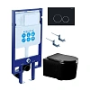 Комплект унитаза Aquatek МИЯ SET Aquatek МИЯ-MB-020 4в1 черный матовый с инсталляцией Standard INS-0000020, крепежом KKI-0000002, клавишей смыва KDI-0000020 и сиденьем микролифт Комплект унитаза Aquatek МИЯ SET Aquatek МИЯ-MB-020 4в1 черный матовый с инсталляцией Standard INS-0000020, крепежом KKI-0000002, клавишей смыва KDI-0000020 и сиденьем микролифт