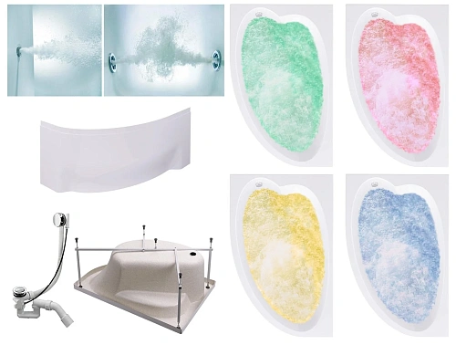 Акриловая ванна Timo IVA IVA1610L-KTIVA16-SPV1505-T-CM-T-BM-T-CT-FPIVA16L 160x100 гидромассажная 6 джет, гидромассаж спины 3 джет, хромотерапия Акриловая ванна Timo IVA IVA1610L-KTIVA16-SPV1505-T-CM-T-BM-T-CT-FPIVA16L 160x100 гидромассажная 6 джет, гидромассаж спины 3 джет, хромотерапия