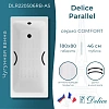 Ванна чугунная Delice Parallel 180х80 DLR220506RB-AS с черными матовыми ручками и антискользящим покрытием Ванна чугунная Delice Parallel 180х80 DLR220506RB-AS с черными матовыми ручками и антискользящим покрытием