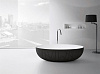 Картинка анонса товара «ванна отдельностоящая ntbagno ciotola nt307 black из искусственного камня»