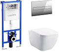 Комплект унитаза Allen Brau Infinity 4.21004.20/8.9466.0.000.000.1 (00316505) с инсталляцией, белый глянец Комплект унитаза Allen Brau Infinity 4.21004.20/8.9466.0.000.000.1 (00316505) с инсталляцией, белый глянец