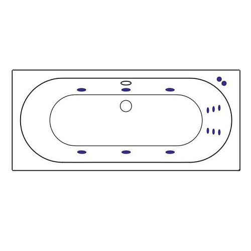 Акриловая ванна EXCELLENT Oceana 160x75 LINE бронза WAEX.OCE16.LINE.BR Акриловая ванна EXCELLENT Oceana 160x75 LINE бронза WAEX.OCE16.LINE.BR