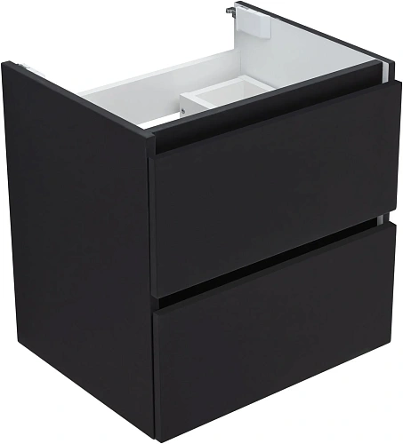 Тумба под раковину Aquanet Вега 2.0 50 черный 00337952 подвесная Тумба под раковину Aquanet Вега 2.0 50 черный 00337952 подвесная