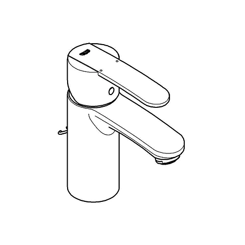 Смеситель для раковины GROHE Wave Cosmopolitan с цепочкой (23204000) Смеситель для раковины GROHE Wave Cosmopolitan с цепочкой (23204000)