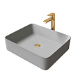 Раковина GROSSMAN Color GR-3016GM (480x370x135) серая матовая Раковина GROSSMAN Color GR-3016GM (480x370x135) серая матовая