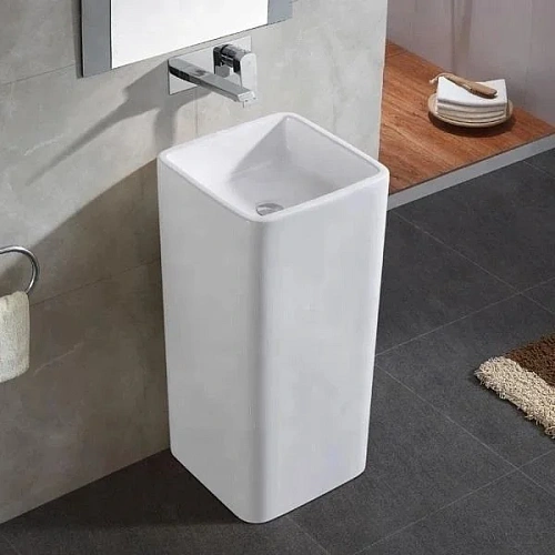 Раковина CeramaLux P7005 напольная, белый Раковина CeramaLux P7005 напольная, белый