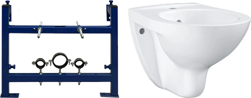 Комплект биде подвесное GROHE Bau Ceramic 39433000 + Система инсталляции для биде STWORKI 540201 580 580392 Комплект биде подвесное GROHE Bau Ceramic 39433000 + Система инсталляции для биде STWORKI 540201 580 580392