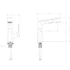 Смеситель для раковины Wonzon & Woghand с выдвижным изливом, черный матовый (WW-121B108-MB) Смеситель для раковины Wonzon & Woghand с выдвижным изливом, черный матовый (WW-121B108-MB)