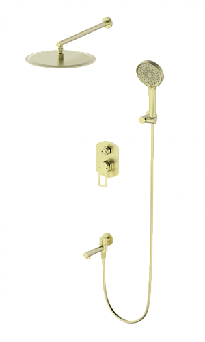 Душевая система Wonzon & Woghand встраиваемая, брашированное золото (WW-88939010-BG) Душевая система Wonzon & Woghand встраиваемая, брашированное золото (WW-88939010-BG)