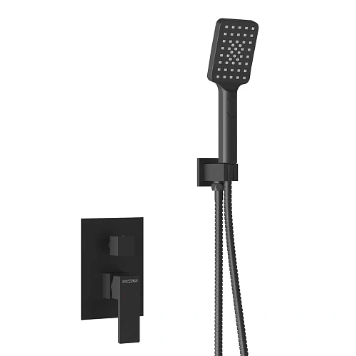 Душевая система GROSSMAN Style 501.K35.05.210 скрытого монтажа черный матовый Душевая система GROSSMAN Style 501.K35.05.210 скрытого монтажа черный матовый