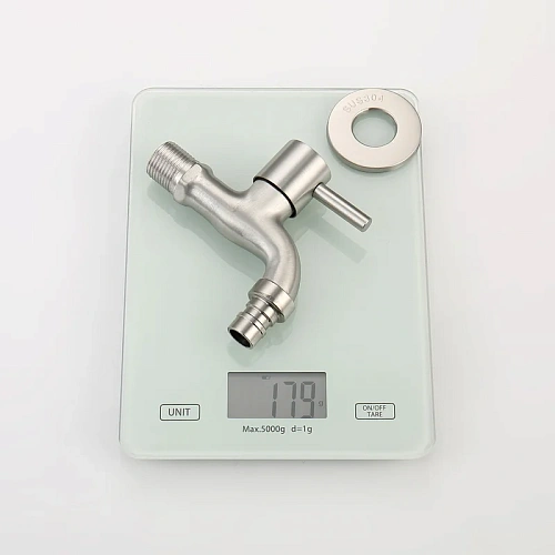 Кран Splenka S249.72 для бани и сауны водоразборный, сатин Кран Splenka S249.72 для бани и сауны водоразборный, сатин