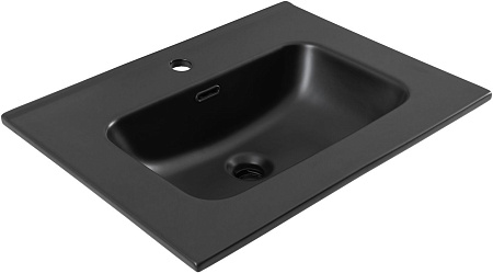 Раковина Aquanet Flat 60 черная матовая 00329253 Раковина Aquanet Flat 60 черная матовая 00329253